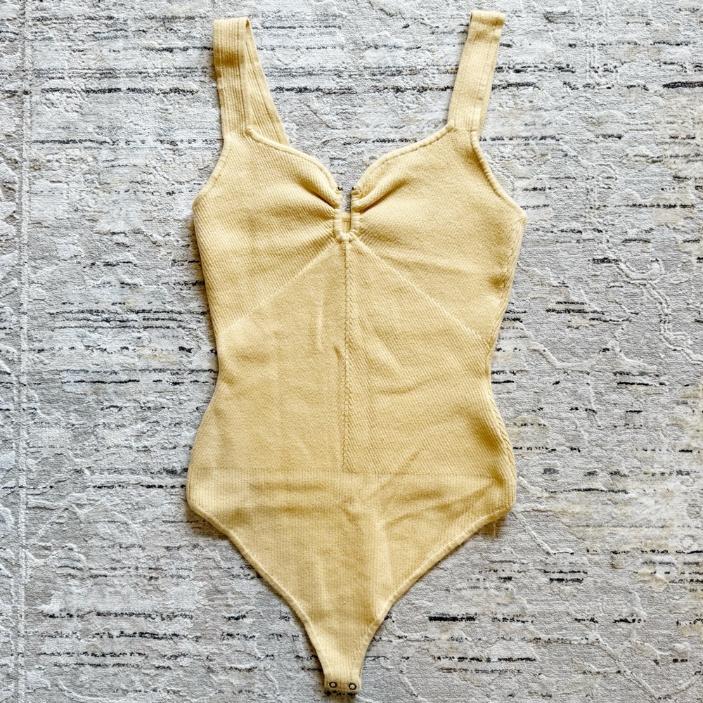 Abercrombie & Fitch Yellow Bodysuit